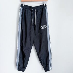 Vtg Nike men’s windbreaker nylon jogger pants black size medium